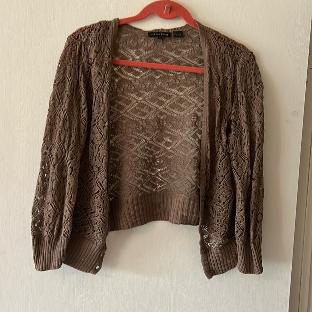 Short button up cardigan